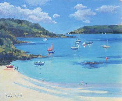 Sunny Cove, Salcombe, 2000 von Jennifer Wright